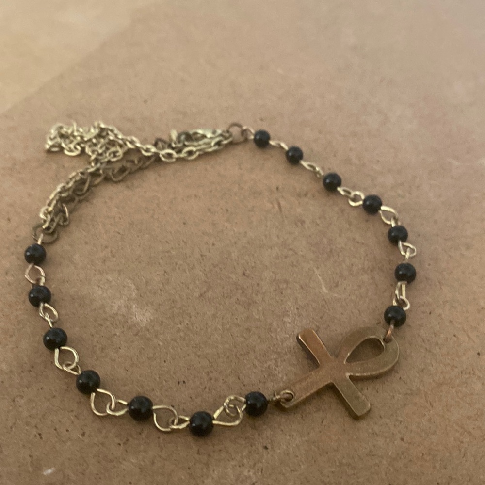 Ankh cross bracelet
